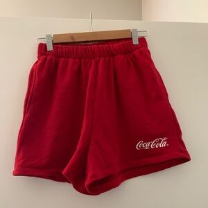 Size medium Coca-Cola shorts